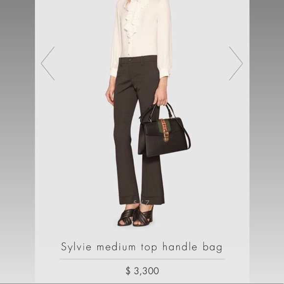 GUCCI SYLVIE TOP HANDLE-medium - Picture 1 of 10